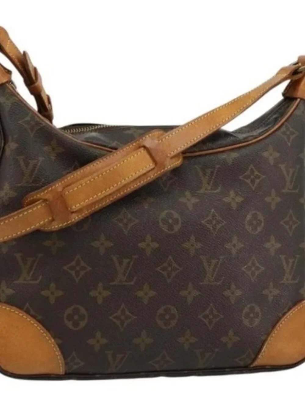 LOUIS VUITTON Monogram Boulogne 30 Shoulder Bag M51265 LV Auth 161923